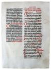 CATHOLIC LITURGY.  Missale Hildensemense.  1499.  140 (of 354) leaves, disbound and completely loose.